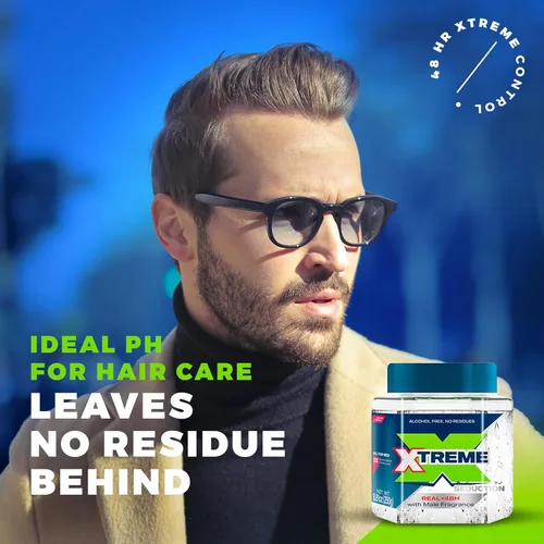Miniatura 5 de Xtreme Gel Seduction Styling Hair Gel para hombres con aloe vera y control de 48 horas, 8.81 onzas (paquete de 12)