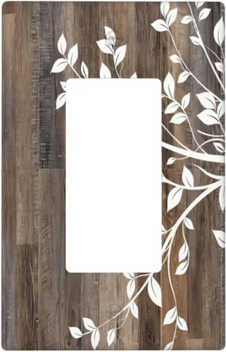 Miniatura 20 de Cubierta decorativa para interruptor de luz de sirena, diseño de sirena, de 1 banda, placa de pared para enchufes eléctricos, placa de interruptor
