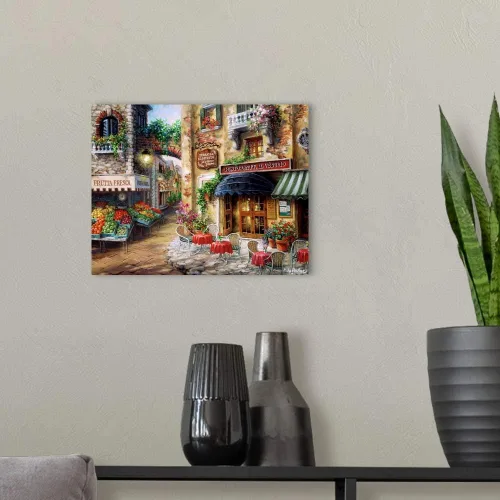 Miniatura 3 de CANVAS ON DEMAND Buon Appetito - Lienzo decorativo para pared, decoración del hogar, tienda de comestibles italianos y restaurantes, 14 x 11 pulgadas