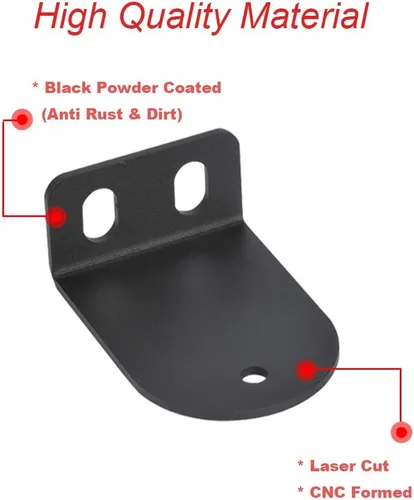 Miniatura 3 de Soporte de montaje para parabrisas trasero de 50" LED con barra de luz recta Compatible con Can Am Defender 500/800/1000/Max 2016-2025