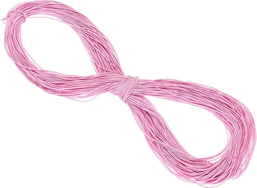 Miniatura 46 de PATIKIL Cuerda elástica elástica de 109 yardas (328.1 ft), cuerda elástica pesada de 0.059 in, albaricoque para manualidades, correas de gancho