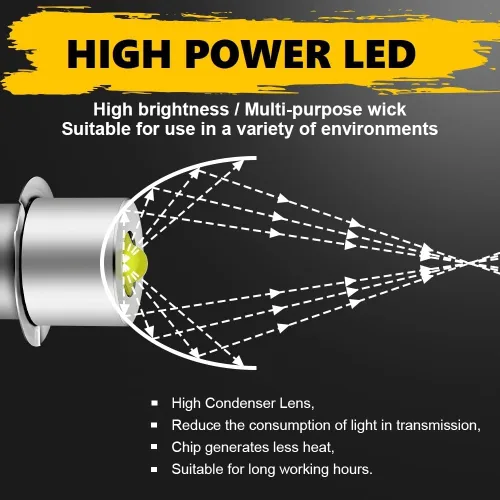 Miniatura 4 de Bombilla LED E10 actualizada, 3 W AC/DC 6-30 V, kit de conversión de bombilla LED para linterna, linterna de bicicleta, luz de trabajo, bombillas