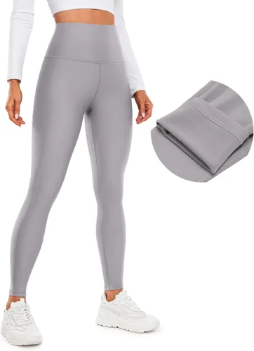 CRZ YOGA Leggings térmicos con forro polar para mujer de 28 pulgadas, pantalones de senderismo cálidos para invierno, pantalones de yoga de cintura