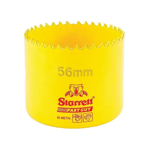 Miniatura 24 de Starrett FCH0100-G - Sierra de agujero recto de corte rápido bimetálica con dientes HSS resistentes a la abrasión, ideal para cortar metal, acero