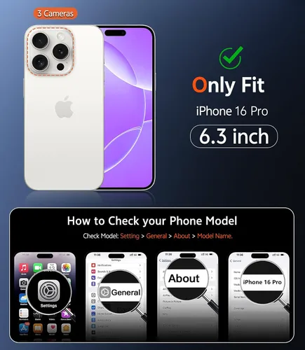 Miniatura 1298 de FNTCASE Funda para iPhone 13 Pro-Max: Fundas magnéticas transparentes compatibles con Magsafe Slim anti amarillamiento protección contra caídas