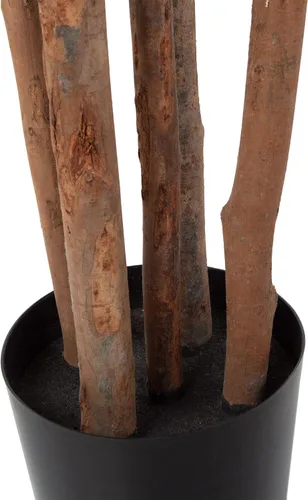 Miniatura 8 de Pure Garden - Planta de goma artificial, árbol sintético de 70 pulgadas con hojas de tacto natural, planta de interior realista en maceta