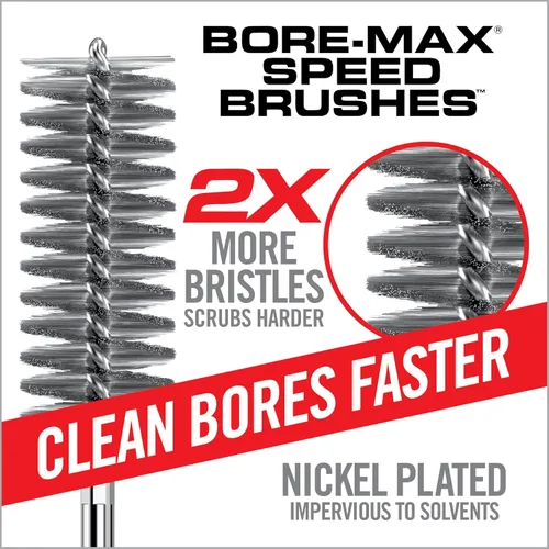 Miniatura 7 de Real Avid Bore-Max - Cepillo para pistola de bronce para limpieza rápida de armas, cepillo de barril niquelado