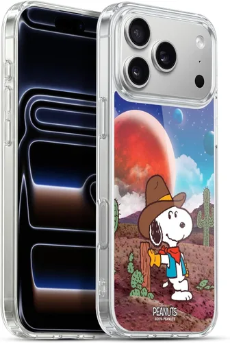 Miniatura 60 de Head Case Designs Funda de gel con licencia oficial de Peanuts Nebula Cactus Needles Snoopy Space Cowboy [protección de grado militar] compatible