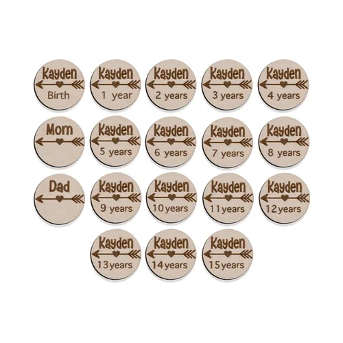 Miniatura 12 de Tabla de Crecimiento Personalizada de la Selva de Madera - Regla de Crecimiento Grabada para Niños, Tabla de Medición de Altura para Niños Bebés