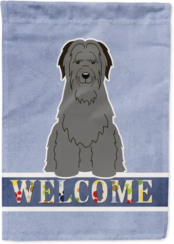 Miniatura 268 de Caroline's Treasures BB5622GF Airedale - Bandera de bienvenida para jardín, bandera decorativa para patio, exteriores, patio, parterres
