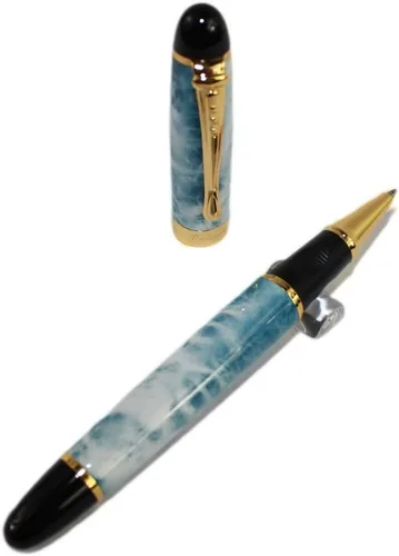 Miniatura 4 de Gullor 450 - Bolígrafo de punta redonda con clip dorado