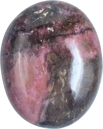 Miniatura 16 de Piedra de palma amatista de 2.165-2.362 in, piedra de preocupación para curación de chakras naturales, reiki, piedra pulida, bolsillo tallado a mano