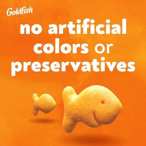 Miniatura 6 de Goldfish Galletas de queso cheddar, galletas horneadas, bolsa de 6.6 onzas