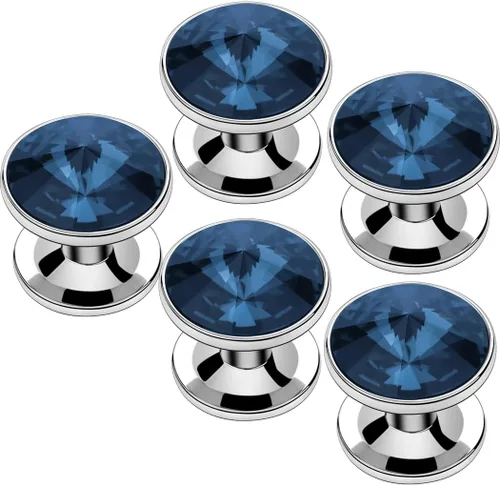 Miniatura 30 de HAWSON Gemelos para hombre con juego de tachuelas de camisa de 4/6 piezas, caja de regalo, joyería para hombre o accesorios para boda, fiesta