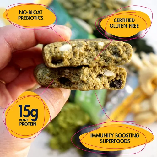 Miniatura 2 de SHANTI BALANCE SAVE THE RAINFOREST Blueberry Matcha Proteína vegetal de 0.53 oz Superalimento orgánico sin gluten Prebióticos para la salud