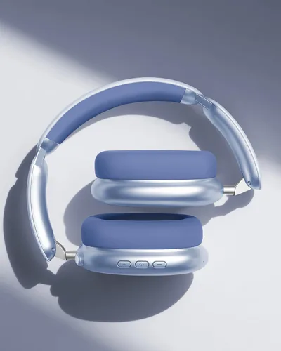 Miniatura 3 de Wentronic Y02 Auriculares con cancelación activa de ruido, auriculares inalámbricos Bluetooth 5.4 con micrófono, tiempo de reproducción de 60 horas