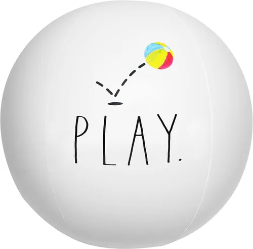 Miniatura 2 de Coconut Float Rae Dunn - Pelotas de playa inflables grandes de 27 pulgadas, ideales para fiestas de verano y eventos de natación Juega.