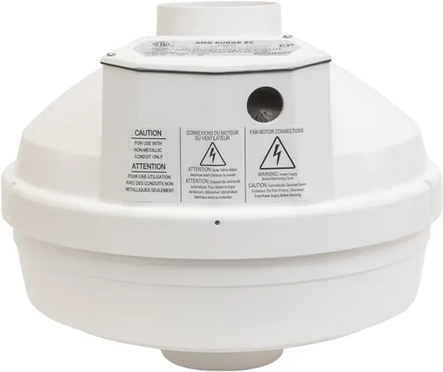 Miniatura 8 de Festa AMG Eagle Extreme EC Ventilador de Radón - Ventilador Silencioso y Eficiente Energéticamente de 304 CFM Sistema de Mitigación de Radón