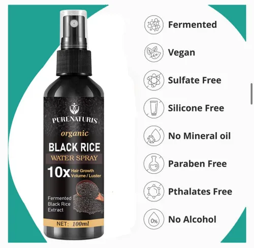 Miniatura 3 de PureNaturis Aceite de ricino y jengibre para el crecimiento del cabello, suero sin enjuague para hombres y mujeres, eficaz para la pérdida