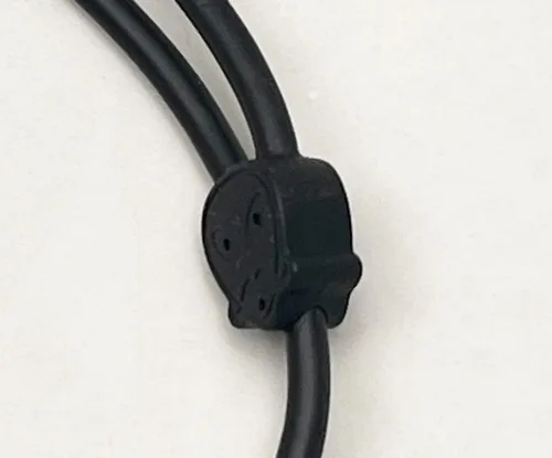Miniatura 3 de SSMS - Luigi's Modular M-Doppio Mini Y - Cables de conexión divisores en ángulo recto – 2 unidades (negro) (10 x 10)