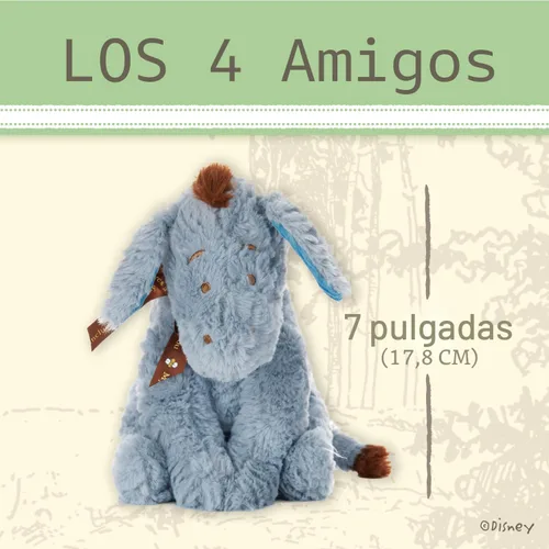 Miniatura 6 de Kids Preferred Disney Baby Winnie the Pooh y amigos - Juego de coleccionistas de 4 piezas de peluches de animales de peluche clásicos