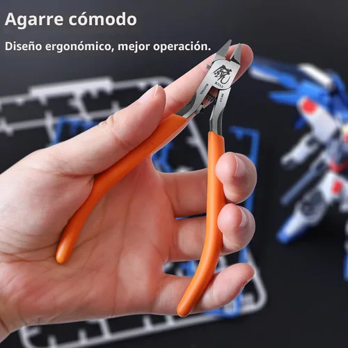 Miniatura 3 de RUITOOL Pinzas de modelo, herramientas de modelo para avanzados para reparar y arreglar modelos de plástico, pinza de modelo de hoja única