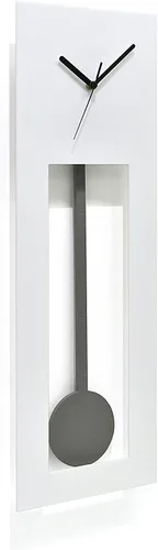 Miniatura 3 de Diseño moderno sin rodeos: péndulo moderno para abuelo, reloj de pared/reloj de mesa, personalizable, cara blanca/péndulo de hormigón