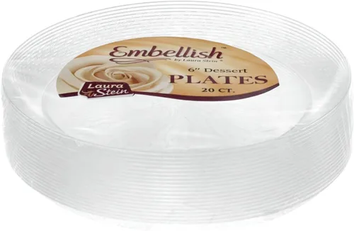 Miniatura 17 de Embellish - cuencos y platos de plástico duro transparente, Paquete de 60
