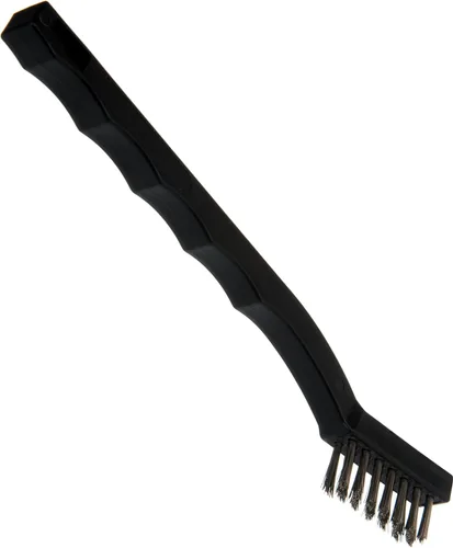 Miniatura 2 de SPARTA Flo-Pac Cepillo de lechada con cerdas de acero inoxidable prensadas para limpieza, trabajo de detalle y uso de limpieza, 7 pulgadas, negro