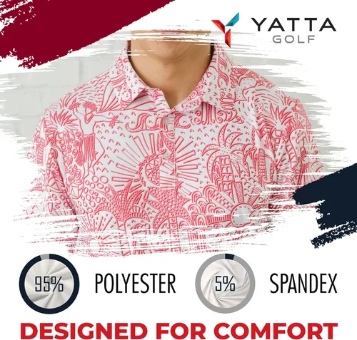 Miniatura 5 de YATTA GOLF Standout Performance - Polos de golf para hombre
