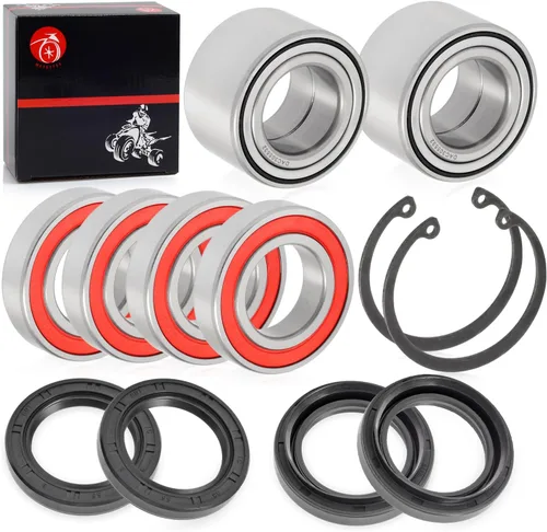 Miniatura 2 de Junta de cojinete de rueda delantera y trasera + kit CIRCLIP para Yamaha Big Bear 400 2007-2012 Grizzly 350 2007-2011 Grizzly 400 2007-2008
