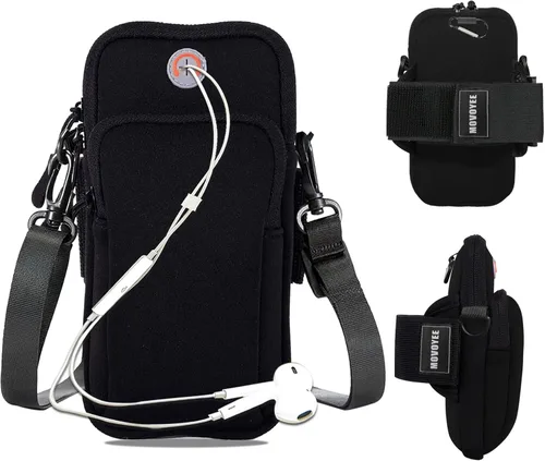 Miniatura 9 de Soporte de teléfono para correr iPhone 17 16 16e 15 14 13 12 11 Pro Max Xs Xr X Plus Air Mini bolsa, Samsung Galaxy S26 S25 S24 S23 S22 Ultra Note