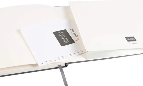 Miniatura 3 de Etchr Perfect Sketchbook - Cuaderno de dibujo A5 Landscape - Prensa en frío 100% algodón - Libro de dibujo de tapa dura de 5.8 x 8.3 pulgadas con 44