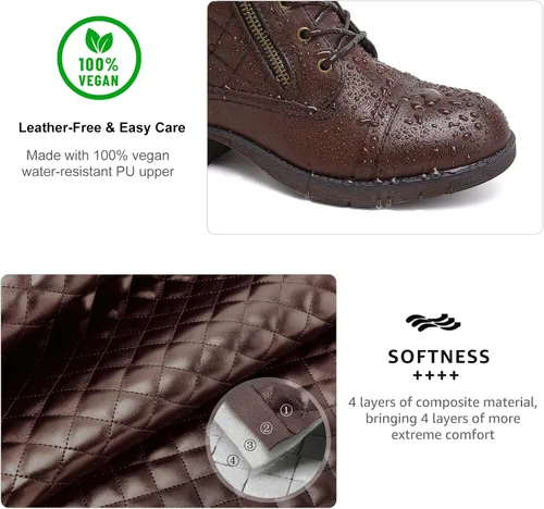 Miniatura 3 de STQ - Botas de combate para mujer