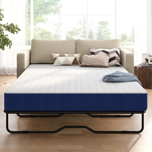Miniatura 12 de Colchón Twin de 6 pulgadas para niños, litera o cama alta, colchón de espuma viscoelástica para alivio de presión, colchón con infusión de gel