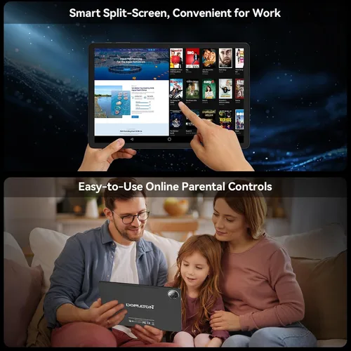 Miniatura 5 de Tablet de 11 pulgadas, tableta Android 15 2026 con 16 GB de RAM 128 GB ROM 1 TB expandible Octa-Core, tabletas WiFi 5G, tabletas 2 en 1 con teclado