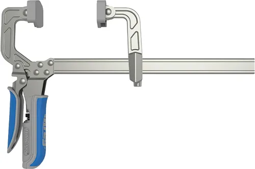 Miniatura 4 de Kreg Abrazadera de barra de ajuste automático de 8 pulgadas, autoajustable, liberación rápida con una sola mano, abrazadera para carpintería