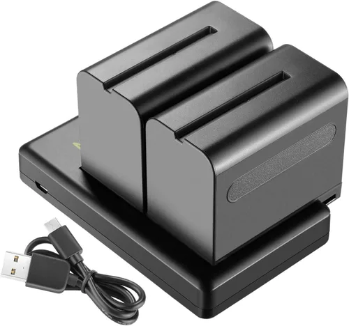 Miniatura 14 de Neewer Batería de repuesto NP-F970 de 10500 mAh, tiempo de carga completa de 4.8 horas, cable USB C de carga rápida PD de 20 W, batería recargable