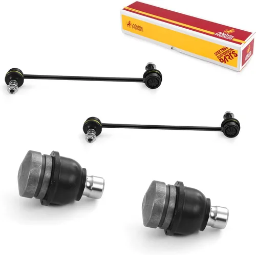 Miniatura 195 de Metrix Premium Chassis Parts - Juego de 4 piezas de articulación de rótula superior y barra estabilizadora delantera para Ford Ranger RWD 1998-2011