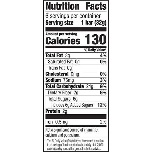 Miniatura 25 de Nature Valley Barras de granola masticables de frutas y nueces, nueces de chocolate negro, 6 barras, 7.4 onzas