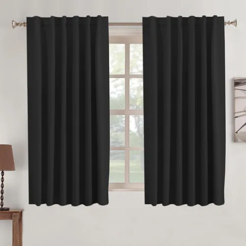 Miniatura 99 de Turquoize Cortinas Opacas para Tratamiento de Ventana con Trabillas Traseras para Sala de Estar/Dormitorio, Tratamientos de Ventana con Aislamiento