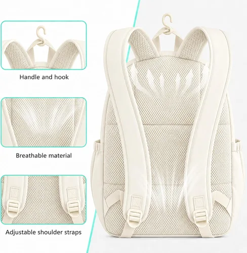 Miniatura 5 de Pickleball Backpack, Large Sports Bag with Shoe Compartment, for Men and Women