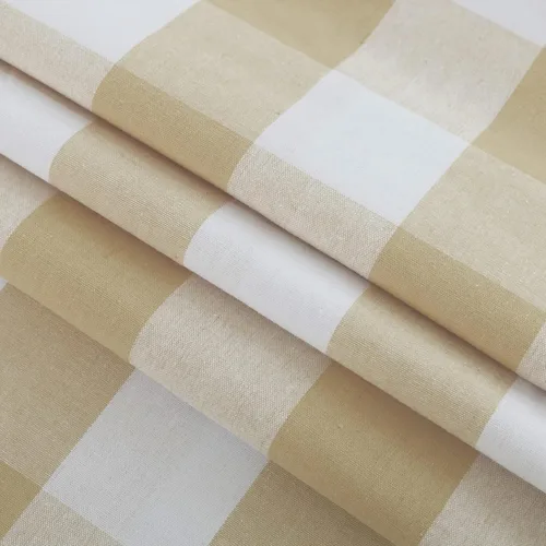 Miniatura 5 de Cortinas de 24 pulgadas de largo con diseño Buffalo Check Gingham Plaid para ventanas de cocina y baño, tratamiento para ventanas con 2 paneles