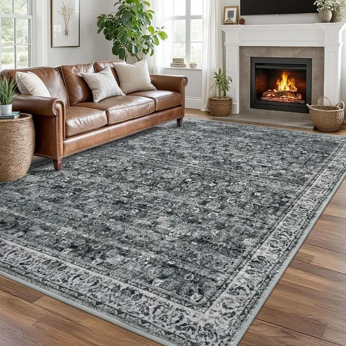 Miniatura 48 de SIILOOM Alfombra antideslizante de pasillo moderna de 2 x 5, súper suave, para pasillos, decoración para cocina, alfombras para pasillos sin 2-Verde