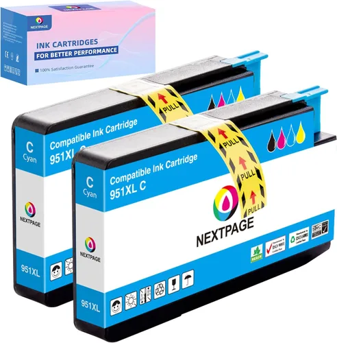 Cartuchos de tinta cian 951XL de repuesto para cartuchos de tinta HP 951 XL 951XL (CN046AN) funcionan con impresoras OfficeJet Pro 8610 8600 8615