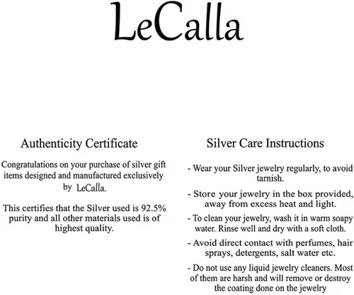 Miniatura 7 de LeCalla 925 Sterling Silver Small Medium Clip On Earrings Non-Pierced Clip-On Stud Earring for Teen Women