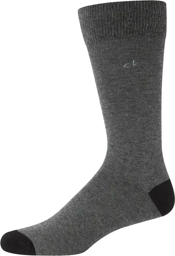 Miniatura 6 de Calvin Klein Calcetines de vestir para hombre - Calcetines de rayas de mezcla de algodón (paquete de 4)