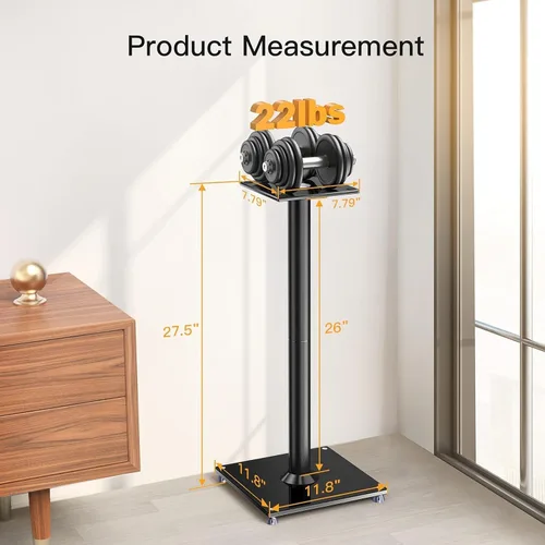 Miniatura 5 de Perlegear, juego de soportes universales para altavoces de sonido envolvente de hasta 22 libras - 28 pulgadas, soportes para estante de altavoces