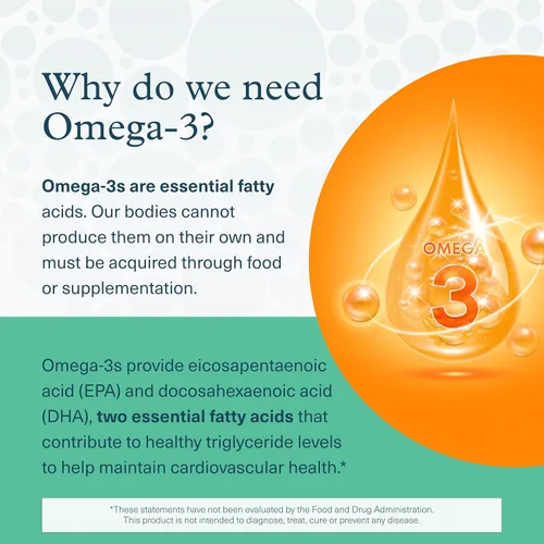 Miniatura 4 de Youtheory Omega Ocean-Friendly - Suplemento de algas Omega 3 con EPA y DHA - Apoya la salud cerebral y ocular* - A base de plantas - para dietas