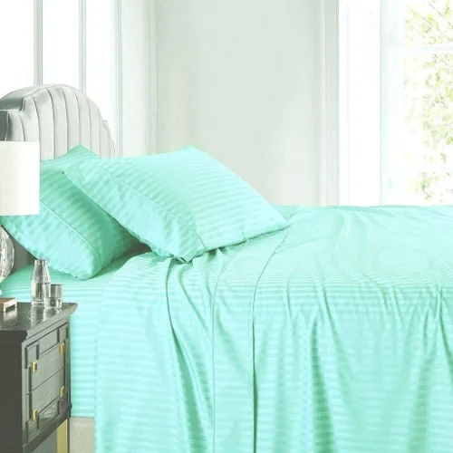Miniatura 2 de laxlinen Super Suave Calidad 4 Pcs Hoja de cama Set (+ 30 inch) bolsillo extra profundo